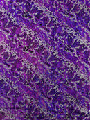 Snake Design Shattered Glass Nylon Spandex Fabric| New Creations Fabric & Foam Inc. - New Creations Fabric & Foam Inc