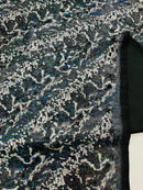 Snake Design Shattered Glass Nylon Spandex Fabric| New Creations Fabric & Foam Inc. - New Creations Fabric & Foam Inc