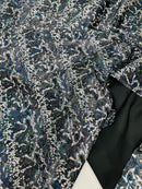 Snake Design Shattered Glass Nylon Spandex Fabric| New Creations Fabric & Foam Inc. - New Creations Fabric & Foam Inc