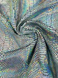 Snake foil stretch Velvet 58" Wide| New Creation Fabric & Foam. - New Creations Fabric & Foam Inc