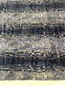 Snake Print Stretch Velvet 58" Wide| New Creations Fabric & Foam Inc. - New Creations Fabric & Foam Inc