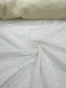 SPARKLE TULLE GLITTER SEQUIN (by the yard) - New Creations Fabric & Foam Inc