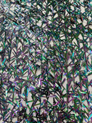 Sword Sequin Fabric 54” Wide| New Creations Fabric & Foam Inc. - New Creations Fabric & Foam Inc