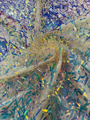 Sword Sequin Fabric 54” Wide| New Creations Fabric & Foam Inc. - New Creations Fabric & Foam Inc