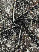 Sword Sequin Fabric 54” Wide| New Creations Fabric & Foam Inc. - New Creations Fabric & Foam Inc