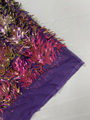 Sword Sequin Fabric 54” Wide| New Creations Fabric & Foam Inc. - New Creations Fabric & Foam Inc