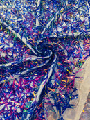 Sword Sequin Fabric 54” Wide| New Creations Fabric & Foam Inc. - New Creations Fabric & Foam Inc