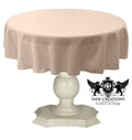 TABLECLOTH DULL BRIDAL SATIN (36" Round) - New Creations Fabric & Foam Inc