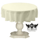 TABLECLOTH DULL BRIDAL SATIN (36" Round) - New Creations Fabric & Foam Inc