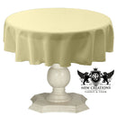 TABLECLOTH DULL BRIDAL SATIN (36" Round) - New Creations Fabric & Foam Inc
