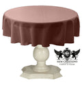 TABLECLOTH DULL BRIDAL SATIN (36" Round) - New Creations Fabric & Foam Inc