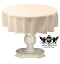 TABLECLOTH DULL BRIDAL SATIN (36" Round) - New Creations Fabric & Foam Inc