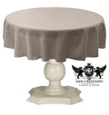TABLECLOTH DULL BRIDAL SATIN (42" Round) - New Creations Fabric & Foam Inc