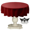 TABLECLOTH DULL BRIDAL SATIN (42" Round) - New Creations Fabric & Foam Inc