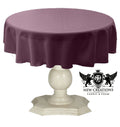 TABLECLOTH DULL BRIDAL SATIN (42" Round) - New Creations Fabric & Foam Inc