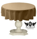 TABLECLOTH DULL BRIDAL SATIN (42" Round) - New Creations Fabric & Foam Inc