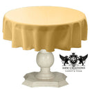 TABLECLOTH DULL BRIDAL SATIN (42" Round) - New Creations Fabric & Foam Inc