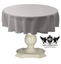 TABLECLOTH DULL BRIDAL SATIN (42" Round) - New Creations Fabric & Foam Inc