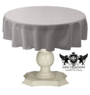 TABLECLOTH DULL BRIDAL SATIN (42" Round) - New Creations Fabric & Foam Inc