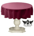 TABLECLOTH DULL BRIDAL SATIN (45" Round) - New Creations Fabric & Foam Inc