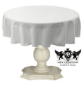 TABLECLOTH DULL BRIDAL SATIN (48" Round) - New Creations Fabric & Foam Inc