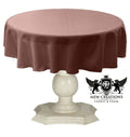 TABLECLOTH DULL BRIDAL SATIN (48" Round) - New Creations Fabric & Foam Inc