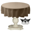 TABLECLOTH DULL BRIDAL SATIN (48" Round) - New Creations Fabric & Foam Inc