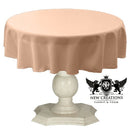 TABLECLOTH DULL BRIDAL SATIN (48" Round) - New Creations Fabric & Foam Inc