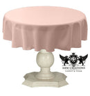 TABLECLOTH DULL BRIDAL SATIN (48" Round) - New Creations Fabric & Foam Inc