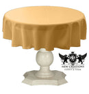 TABLECLOTH DULL BRIDAL SATIN (48" Round) - New Creations Fabric & Foam Inc