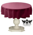 TABLECLOTH DULL BRIDAL SATIN (51" Round) - New Creations Fabric & Foam Inc