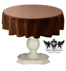 TABLECLOTH DULL BRIDAL SATIN (51" Round) - New Creations Fabric & Foam Inc