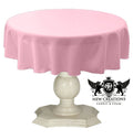 TABLECLOTH DULL BRIDAL SATIN (51" Round) - New Creations Fabric & Foam Inc