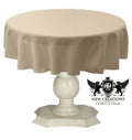 TABLECLOTH DULL BRIDAL SATIN (51" Round) - New Creations Fabric & Foam Inc