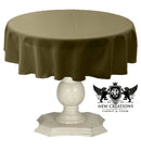 TABLECLOTH DULL BRIDAL SATIN (51" Round) - New Creations Fabric & Foam Inc