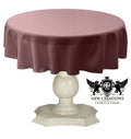 TABLECLOTH DULL BRIDAL SATIN (54" Round) - New Creations Fabric & Foam Inc