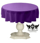 TABLECLOTH DULL BRIDAL SATIN (54" Round) - New Creations Fabric & Foam Inc