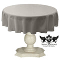 TABLECLOTH DULL BRIDAL SATIN (58" Round) - New Creations Fabric & Foam Inc