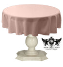 TABLECLOTH DULL BRIDAL SATIN (58" Round) - New Creations Fabric & Foam Inc