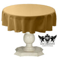 TABLECLOTH DULL BRIDAL SATIN (58" Round) - New Creations Fabric & Foam Inc
