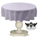 TABLECLOTH DULL BRIDAL SATIN (58" Round) - New Creations Fabric & Foam Inc