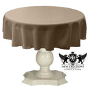 TABLECLOTH DULL BRIDAL SATIN (58" Round) - New Creations Fabric & Foam Inc