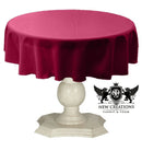TABLECLOTH DULL BRIDAL SATIN (58" Round) - New Creations Fabric & Foam Inc