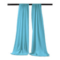 Backdrop Drape Curtain 5 Feet Wide x 10 Feet High, Polyester Poplin SEAMLESS 1 SETS.