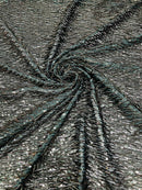 Vegas Beaded Sequin Stretch Mesh Fabric (By The Yard) - New Creations Fabric & Foam Inc