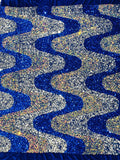 Wave Sequin Stretch Velvet 54" Wide| New Creations Fabric & Foam Inc. - New Creations Fabric & Foam Inc
