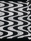 Wave Sequin Stretch Velvet 54" Wide| New Creations Fabric & Foam Inc. - New Creations Fabric & Foam Inc