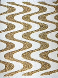 Wave Sequin Stretch Velvet 54" Wide| New Creations Fabric & Foam Inc. - New Creations Fabric & Foam Inc