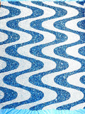 Wave Sequin Stretch Velvet 54" Wide| New Creations Fabric & Foam Inc. - New Creations Fabric & Foam Inc