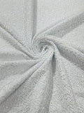 WEB SEQUIN MESH FABRIC (By The Yard) - New Creations Fabric & Foam Inc